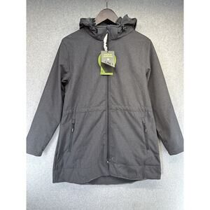 Outdoor Ventures Mens Jacket Size Large Dark Gray Water Resistant Breathable NWT